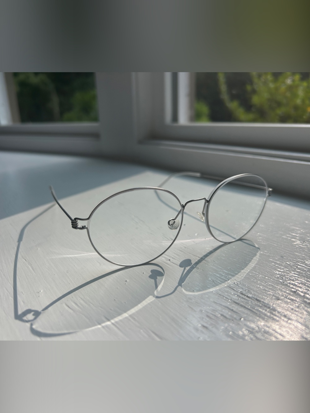 Lindberg Panto unisex Silver Glasses - Excellent Condition